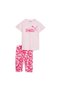 Pink Sports Under-Upper Set 68032728