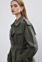90s Çağla Oversized Trench Coat - 8
