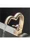 Bathroom Sink Faucet Matte Gold Color Waterfall Heart New Design Imported with 7 Years Warranty - 4