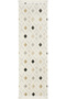 Ares 8804 Gray Runner Geometric Entrance Hall Corridor Carpet Bedroom Carpet Curly Cut Carpet Runner