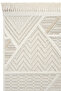 Ares 8805 Cream Runner Geometric Entrance Hall Hallway Carpet Bedroom Carpet Curly Cut Carpet Runner - 4