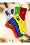 7 Character Cheerful College Tennis Socks - 2