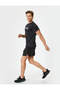 Short Sports Shorts with Waist Lace and Pocket