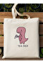 Tea-Rex, Y2K Pinterest Unisex Tearex Cloth Bag Tote Bag, Shopper Bag - 3
