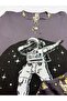 Boys - 100% Cotton Anthracite Astronaut Space Planet Print Long Sleeve Winter Pajamas Set - 4