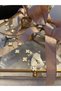 Cream Pearlescent Clover Steel Bracelet - 3