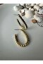 Oval Form Hoop Earrings with Emerald Green and Burgundy Crystal