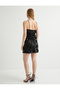Sequin Sequined Jewelled Evening Dress Short Sweetheart Collar Lined Slim Fit - 4