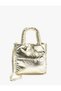 Tote Bag Inflatable Shiny Hanging Handle Lined - 5