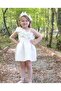 Special Design Classic Orchide Flowered Children's Evening Dress (Clip Included.) - 2