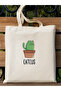 Catcus Cute Animal Korean, Y2K Pinterest Retro Unisex Cloth Bag Tote Bag, Shopper Bag - 3