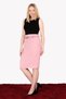 Apsen Women's Powder Belt Detailed Zippered Four-Season Lined Midi Skirt 1984-63 - 4