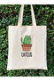 Catcus Cute Animal Korean, Y2K Pinterest Retro Unisex Cloth Bag Tote Bag, Shopper Bag - 2