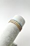 3-Piece Rubber Strip Bracelet with Row of Stones - 2