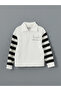 Lcw Kids Ecru Polo Neck Girl's Thick Sweatshirt