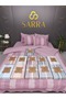 طقم مفروشات HOME NATURAL مزدوج - أزرق بترولي - 4