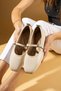 Daily Women's Ballerinas with Ankle Buckle - 3