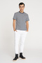 Jack Jones White Color Ribbed Cuffs Men's Sweatpants 12248838