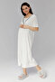Rimellife 505 Women's Maternity & Maternity Combed Cotton Dress Short Sleeve Nightgown Set - 6