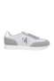Men's Brand Logo Lace-Up Non-Slip Underlay Casual Gray-White Sneakers YM0YM00746-0IX