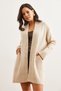 Women's Stone Pocket Collar Detailed Soft Textured Knitwear Cardigan Hrk- 19000322 - 2