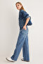 Mavi Yüksek Bel Wide Leg Jeans TWOSS25JE00068 - 2