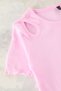 Pink Girl's Knitted T-Shirt Tkdss25Ts00022 - 3