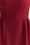 Bordo A Kesim Eteği Hacimli Mini Dokuma Elbise TWOSS25EL00320 - 3