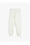 Basic Jogger Sweatpants with Tie Waist Pocket Detail - 2