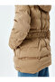 Inflatable Coat with Hood, Faux Fur Collar, Pockets and Zipper - 6