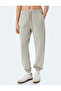 Cotton Blended Oversize Jogger Sweatpants with Lace-Up Waist - 3