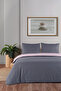 100% Cotton Akfil Double-Sided Duvet Cover Set Single Size 160X220 cm Anthracite Powder