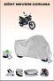 Motorcycle Tarpaulin Compatible with Lock for Rks 125R, Gray, Safe, Waterproof Durable Fabric