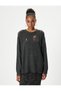 Frayed Sweatshirt Crew Neck Long Sleeve - 3