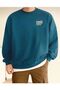 Men's Lemon Cuffed Luciano Crew Neck Hoodless Winter Sweat - 3