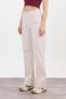 11104 Lycra Wide Leg Trousers Beige - 4