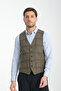 Plaid Patterned V-Neck Vest Slim Fit - 6