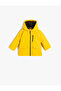 Hooded Raincoat Plush Lined Waterproof Cover Pocket