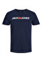 JJECORP LOGO TEE SS CREW Navy Blue Men's T-Shirt 101069453 - 3