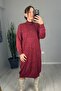 Oversize Washed Lycra Knitwear Dress - 3