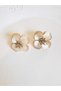 Natural Mother of Pearl Flower Earrings - 3