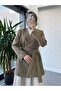 Minimal Kimono Jacket with Khaki Belt Detail - 4