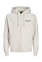 Hooded Collar Ecru Men's Sweatshirt 12241691_Jorvesterbro Sweat Zip Hoo - 4