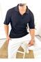 Sweat-wicking cotton t-shirt, Soft-Textured Oversized t-shirt, polo collar relaxed fit t-shirt.