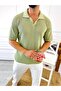 Sweat-wicking cotton t-shirt, Soft-Textured Oversized t-shirt, polo collar relaxed fit t-shirt. - 2