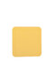 Yellow Leather Coaster Square - 2