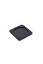 Luxury Leather Coaster Plain Black - 4