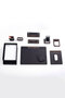 Pera Leather Desk Mat Set 11 Pieces with Cover Model with Double Document Rack - 5