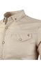 Men's Long Sleeve Double Pocket Lycra Denim Shirt - 3