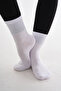 Women's Cotton Towel Sole Seamless Toe Ribbed Socket Tennis Socks - 3